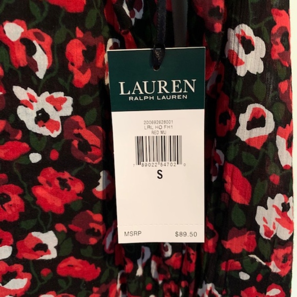 NEW Lauren Ralph Lauren Floral Blouse - Picture 8 of 9